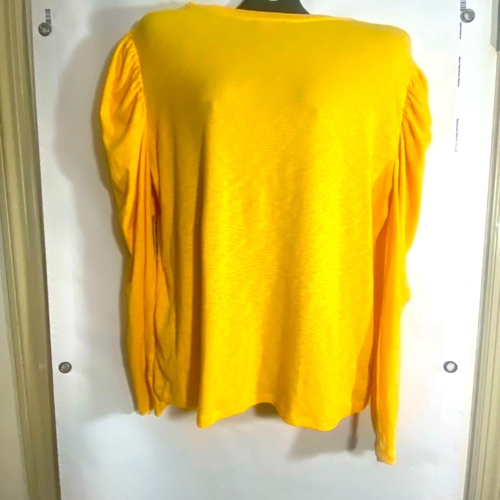 Time True Banana Cotton Blouse